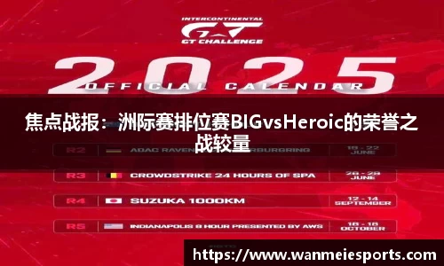 焦点战报：洲际赛排位赛BIGvsHeroic的荣誉之战较量
